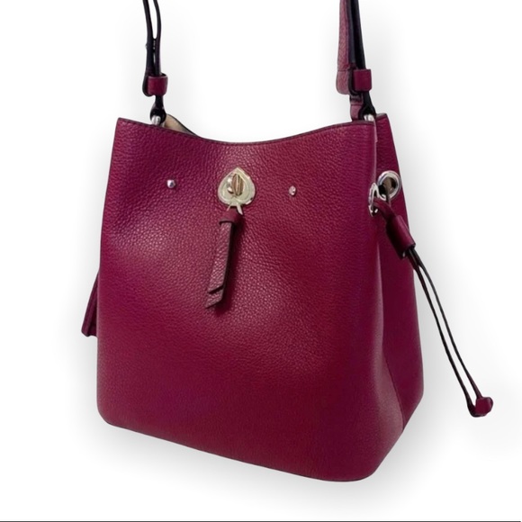 Kate Spade Small Martini Blackberry Preserve Bucket Bag - Picture 3 of 10